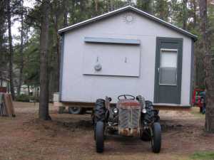 Naturist Legacy History: Gallery 04/04...Moving our cottage to the new park
