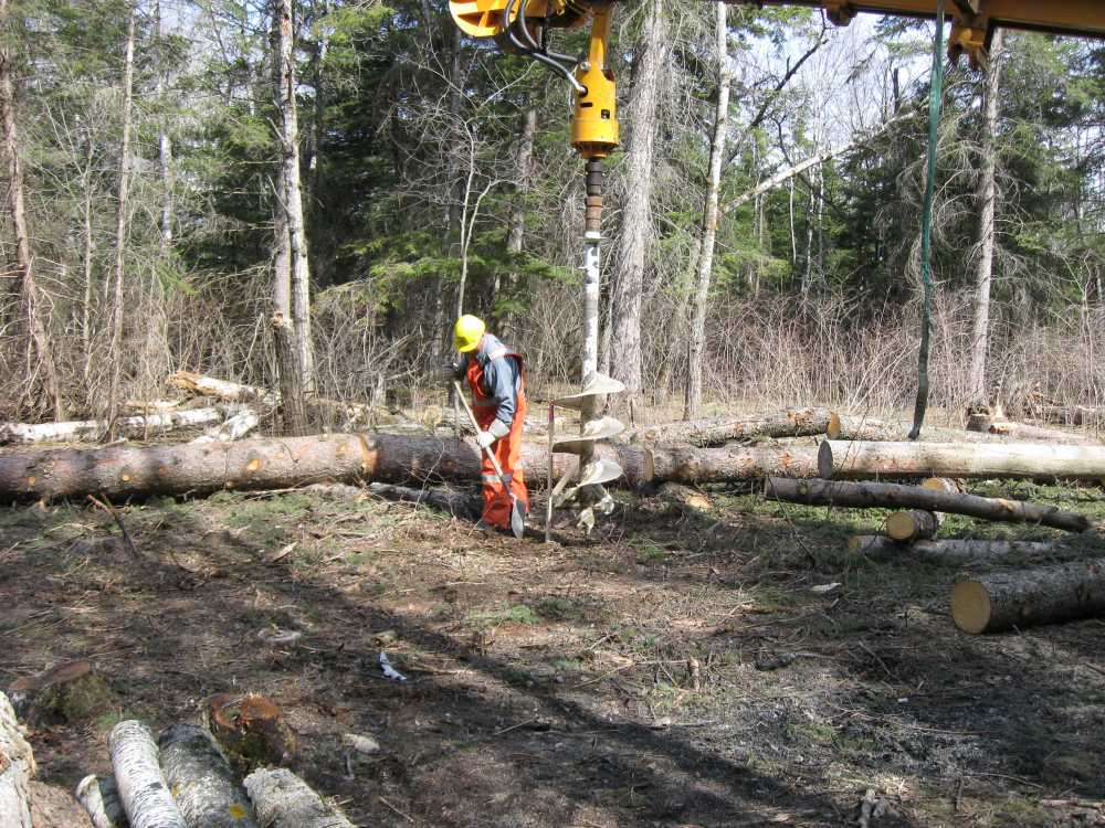 Naturist Legacy History: Gallery 08/17...Hydro installs power line poles