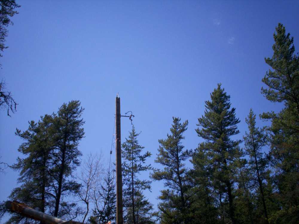 Naturist Legacy History: Gallery 09/20...Hydro installs wires and a transformer
