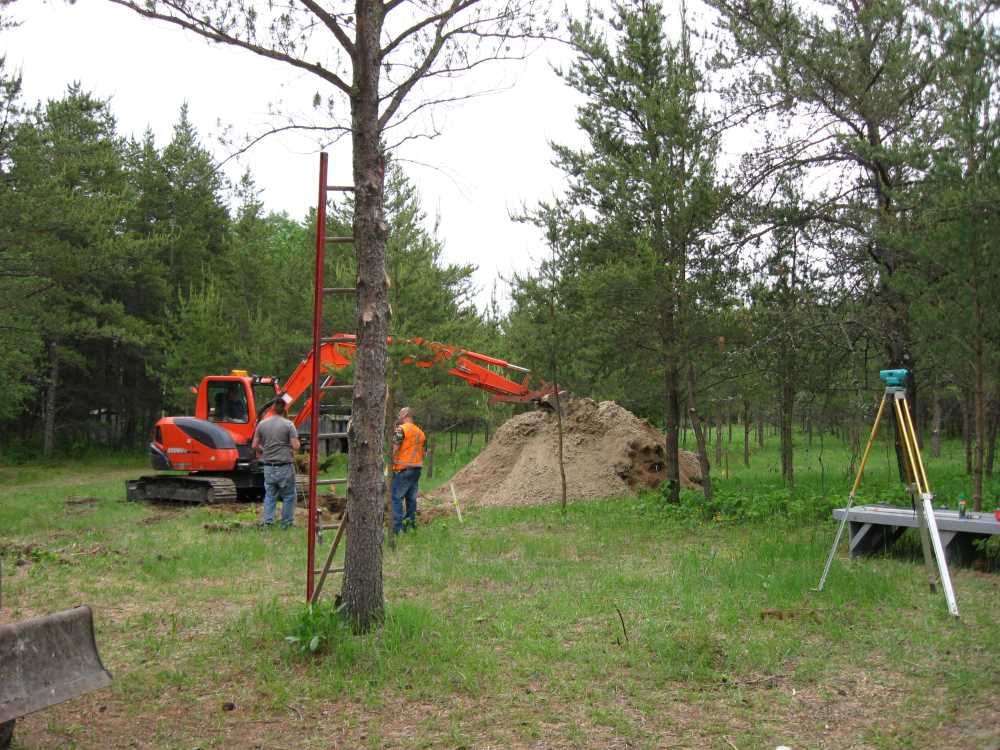 Naturist Legacy History: Gallery 12/08...Sewage holding tanks are installed