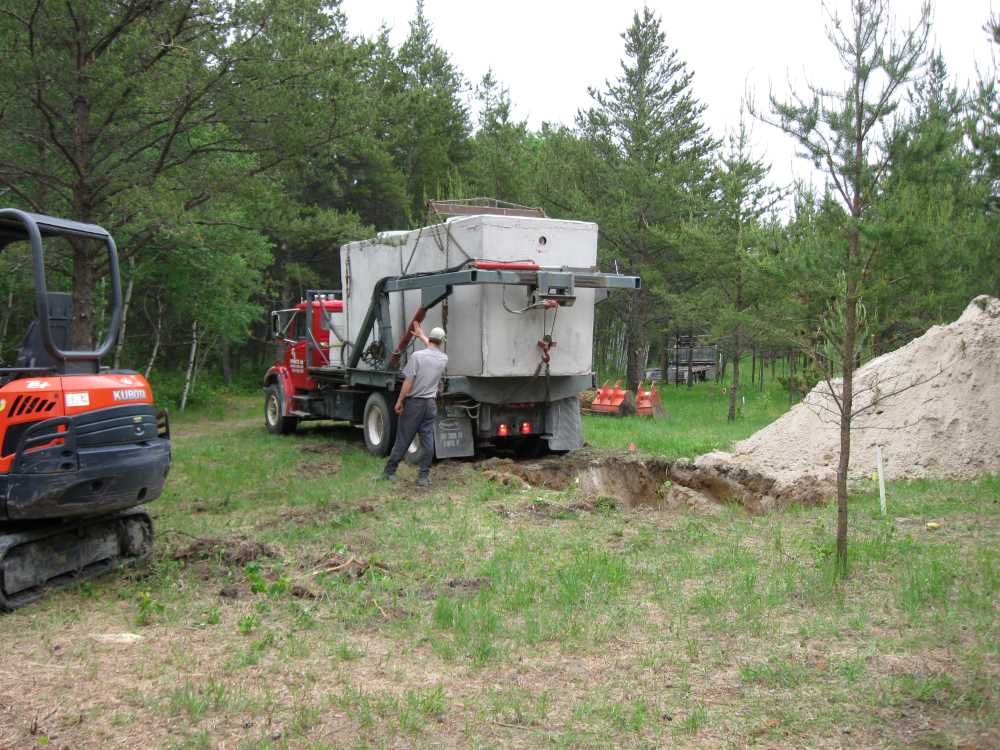 Naturist Legacy History: Gallery 12/16...Sewage holding tanks are installed