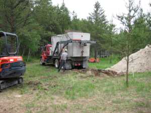Naturist Legacy History: Gallery 12/16...Sewage holding tanks are installed
