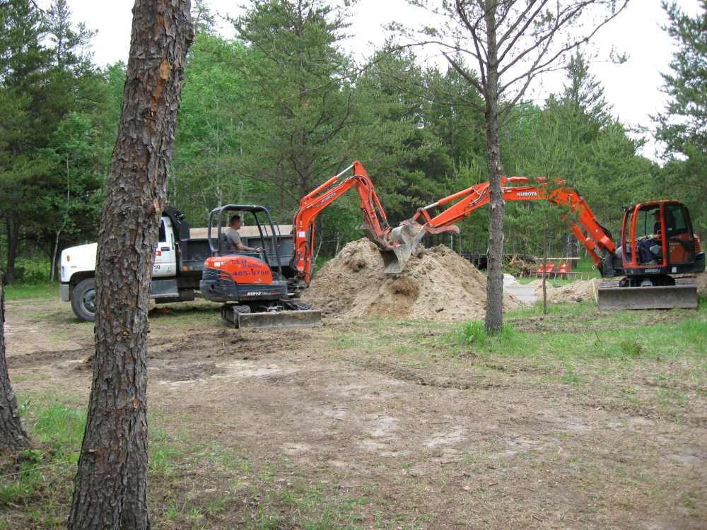 Naturist Legacy History: Gallery 12/28...Sewage holding tanks are installed
