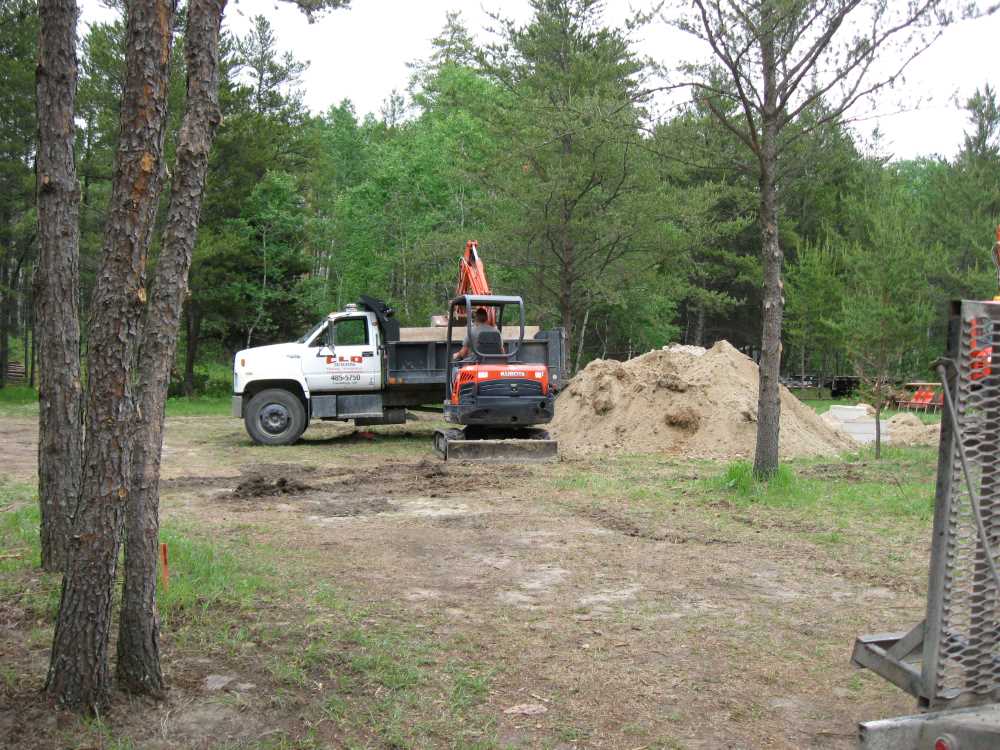 Naturist Legacy History: Gallery 12/33...Sewage holding tanks are installed
