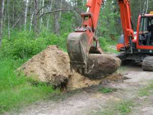 Naturist Legacy History: Gallery 12/37...Sewage holding tanks are installed