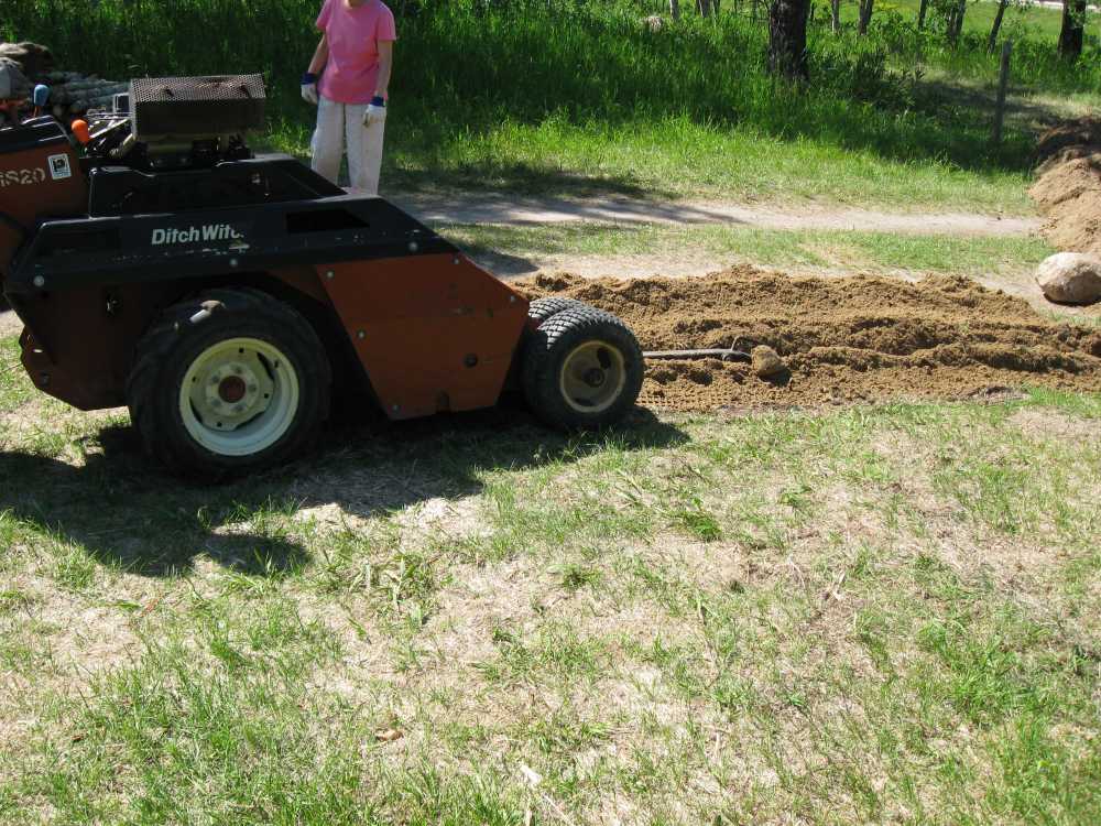 Naturist Legacy History: Gallery 13/04...Trenching in the new phone line