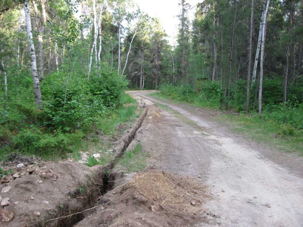 Naturist Legacy History: Gallery 13/18...Trenching in the new phone line