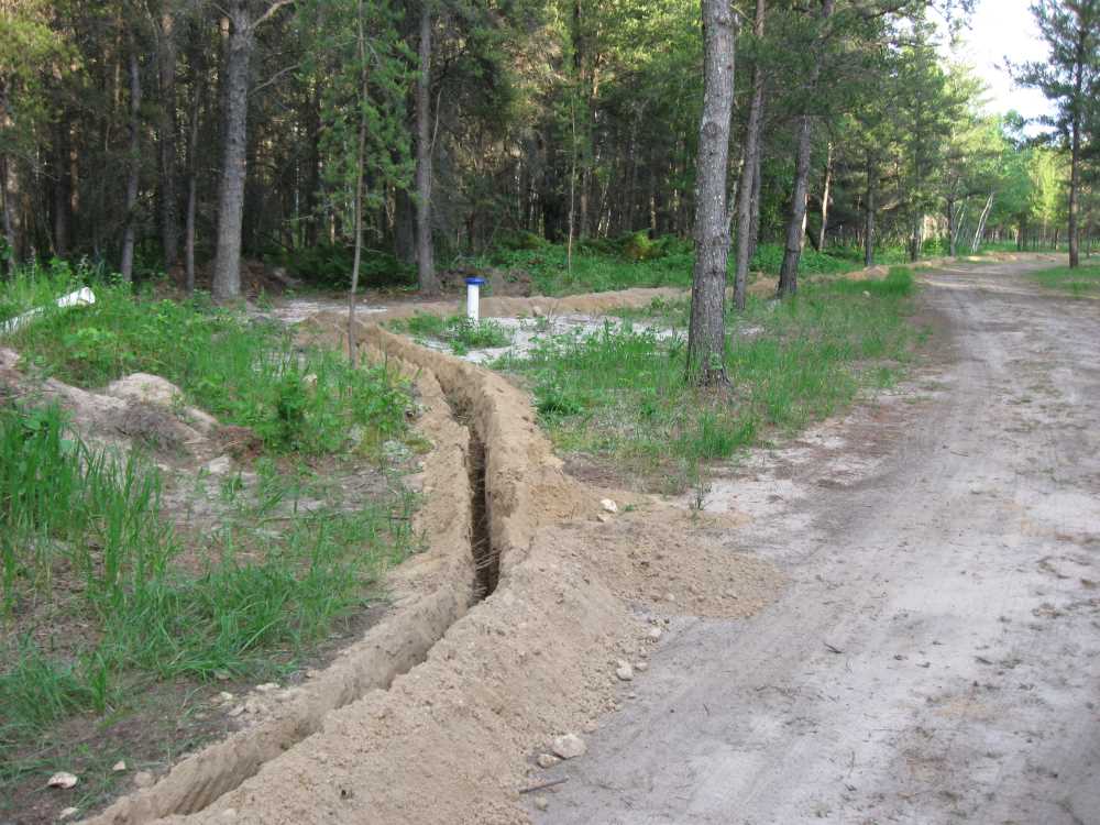 Naturist Legacy History: Gallery 13/23...Trenching in the new phone line