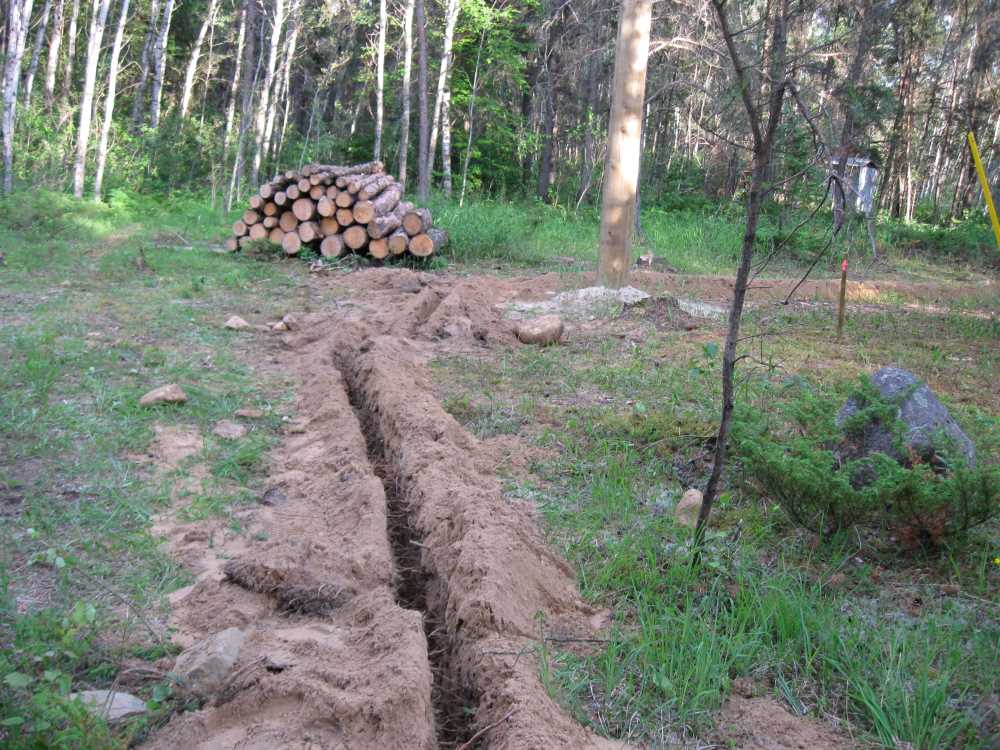 Naturist Legacy History: Gallery 13/27...Trenching in the new phone line