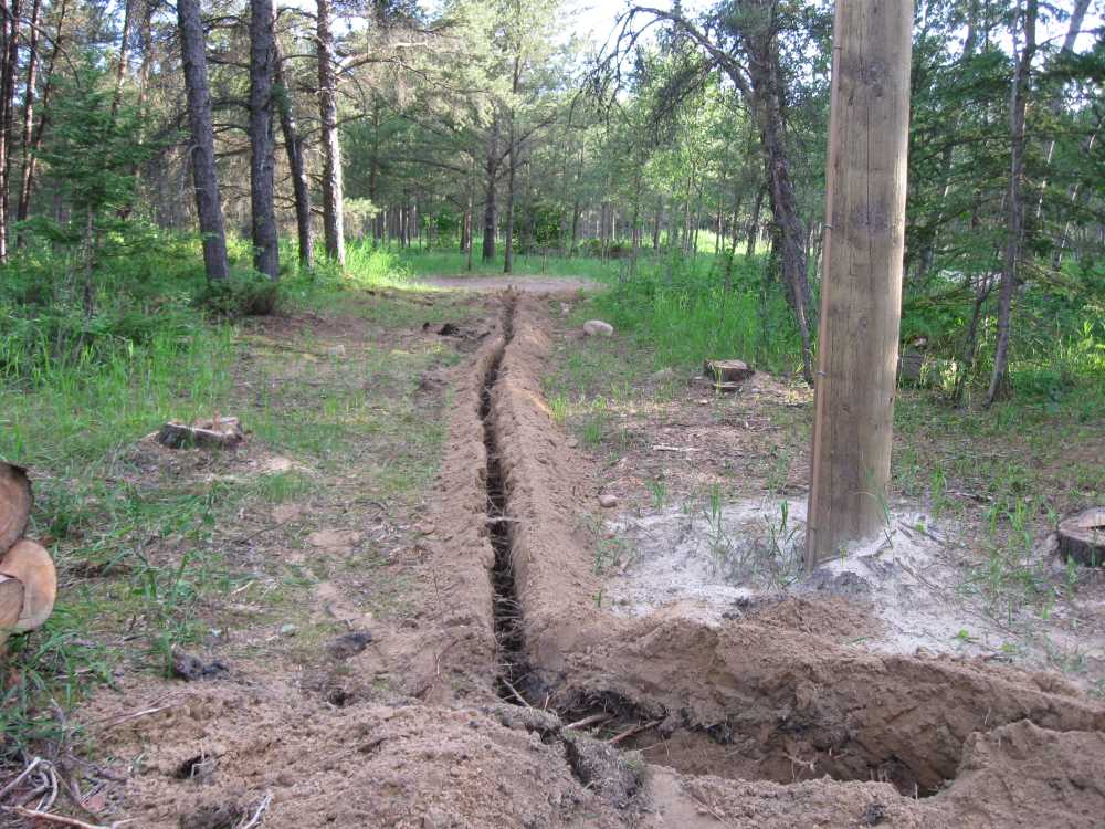 Naturist Legacy History: Gallery 13/28...Trenching in the new phone line