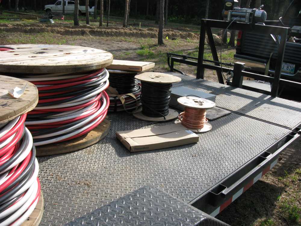 Naturist Legacy History: Gallery 14/03...Underground wiring is installed