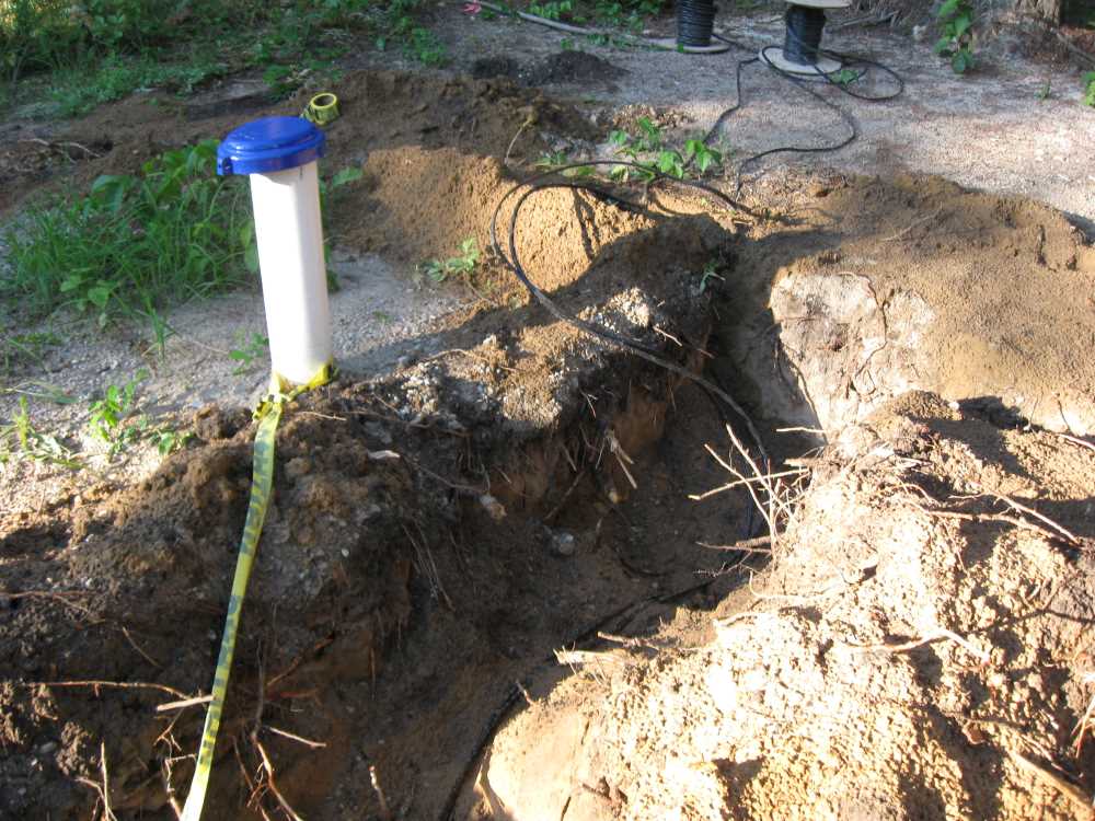 Naturist Legacy History: Gallery 14/10...Underground wiring is installed