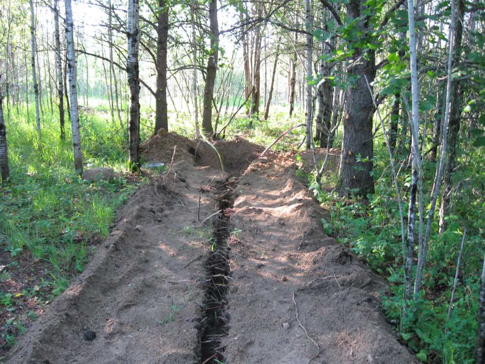 Naturist Legacy History: Gallery 14/13...Underground wiring is installed