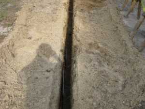 Naturist Legacy History: Gallery 14/15...Underground wiring is installed