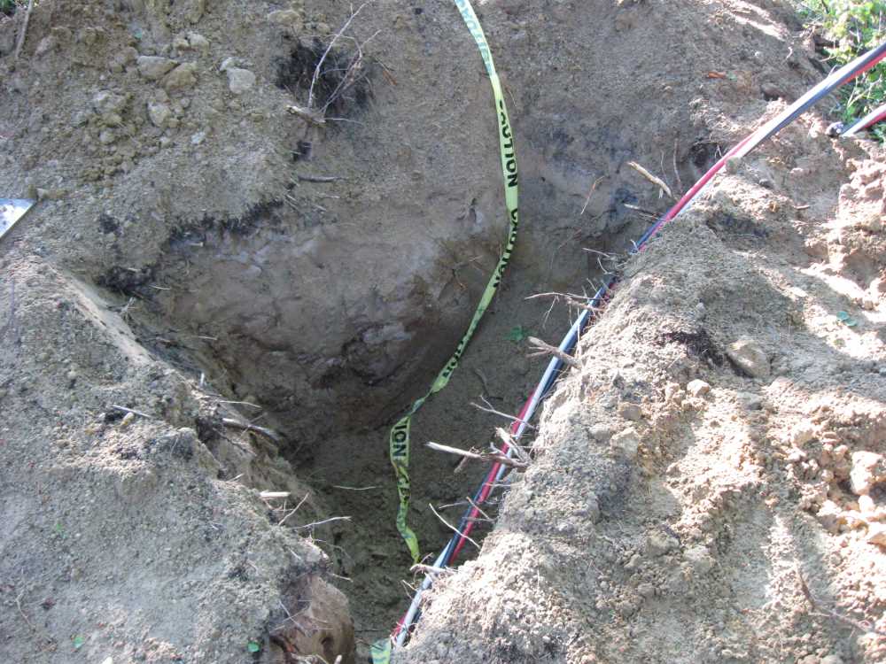 Naturist Legacy History: Gallery 14/19...Underground wiring is installed