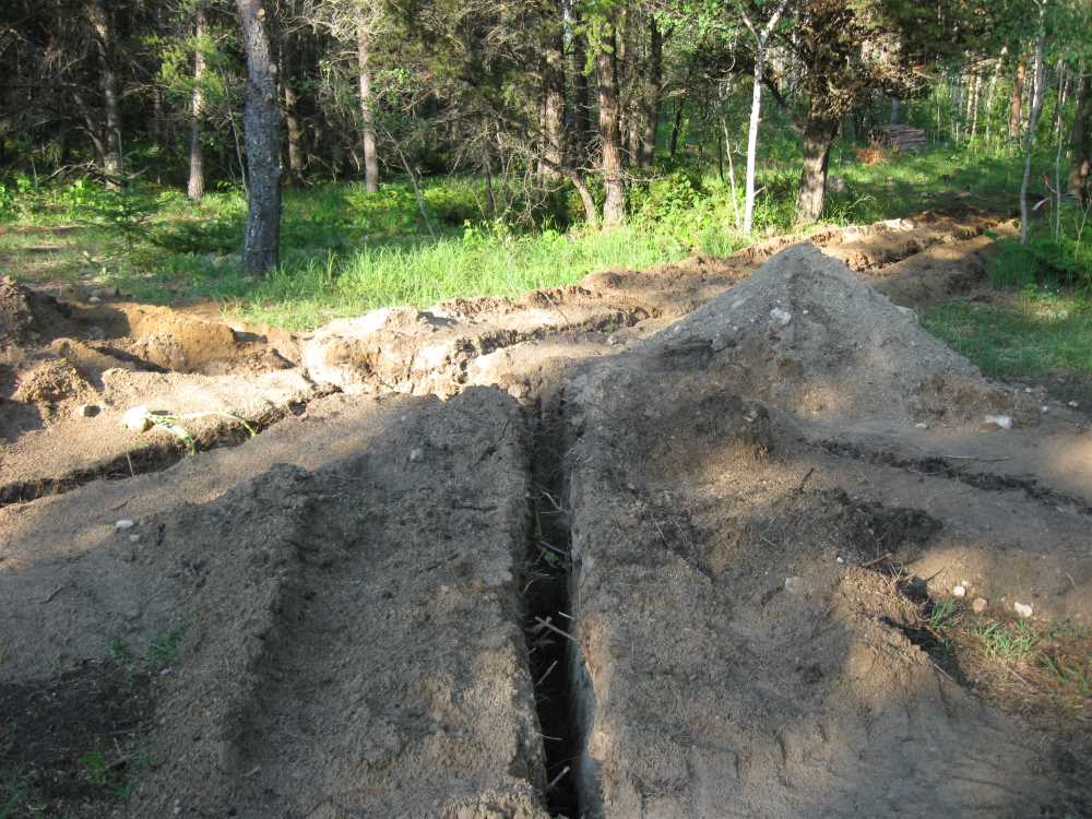 Naturist Legacy History: Gallery 14/20...Underground wiring is installed