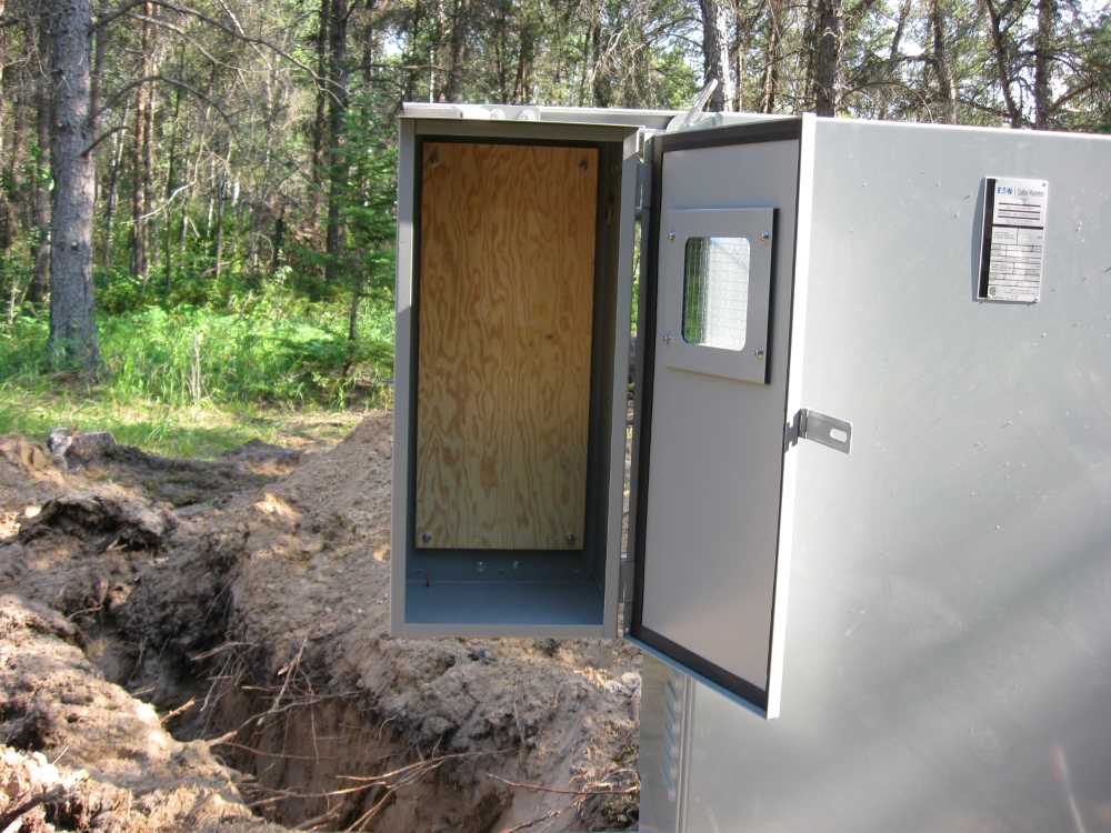 Naturist Legacy History: Gallery 14/25...Underground wiring is installed
