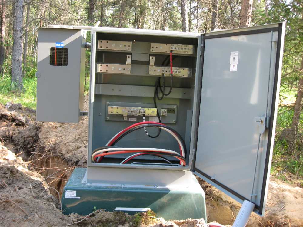 Naturist Legacy History: Gallery 14/26...Underground wiring is installed