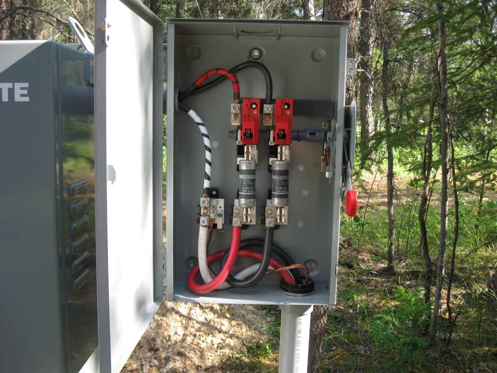 Naturist Legacy History: Gallery 14/27...Underground wiring is installed