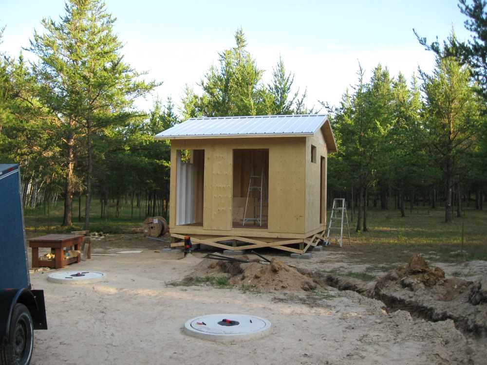 Naturist Legacy History: Gallery 19/18...Construction of washrooms begins