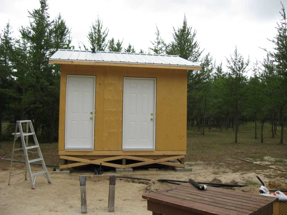 Naturist Legacy History: Gallery 19/34...Construction of washrooms begins