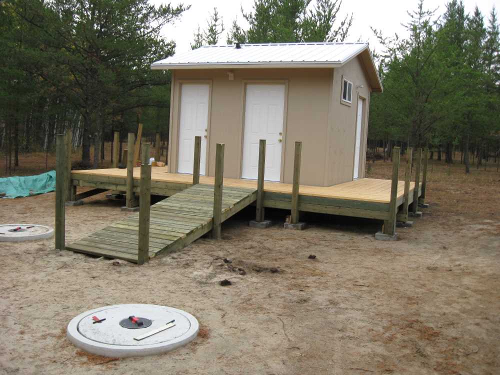 Naturist Legacy History: Gallery 20/27...Construction of washrooms continues