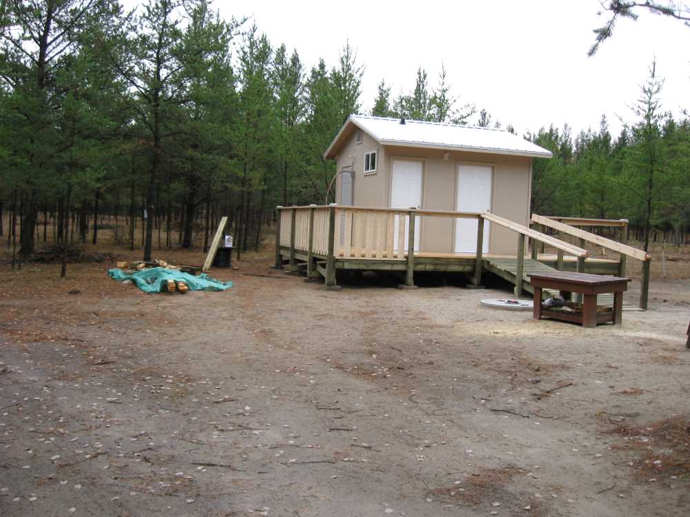 Naturist Legacy History: Gallery 20/31...Construction of washrooms continues