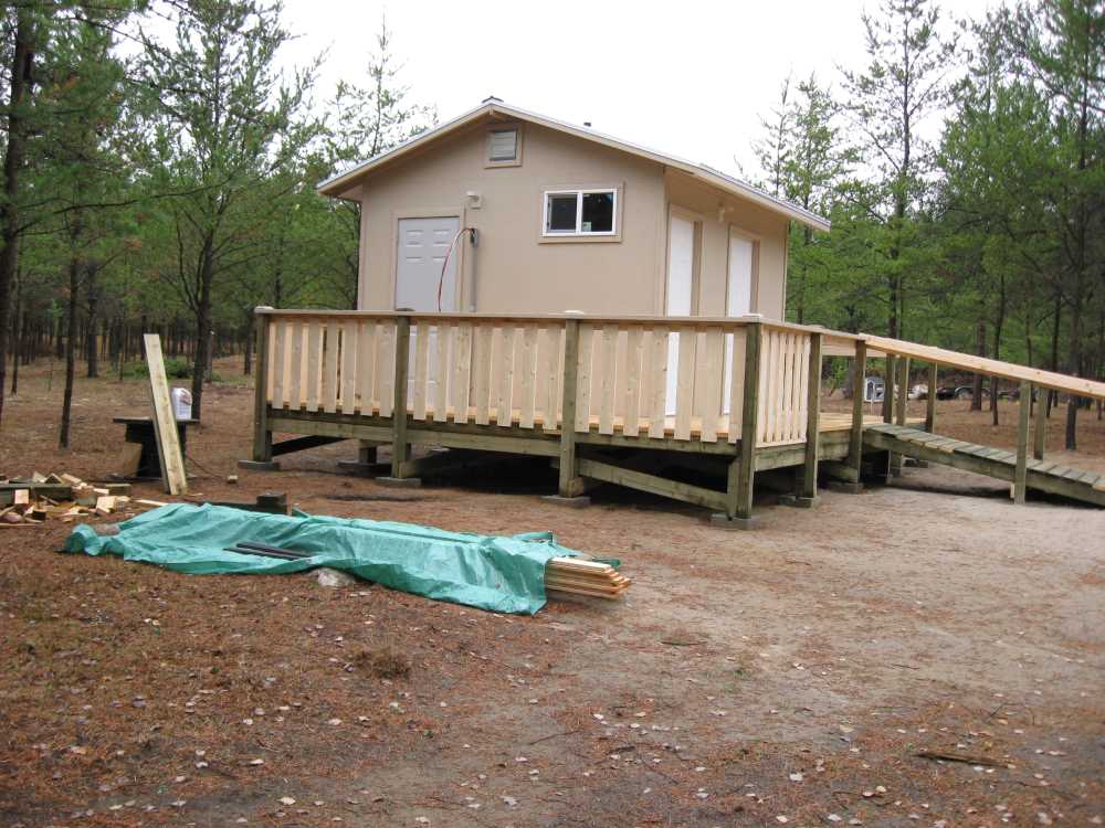 Naturist Legacy History: Gallery 20/32...Construction of washrooms continues
