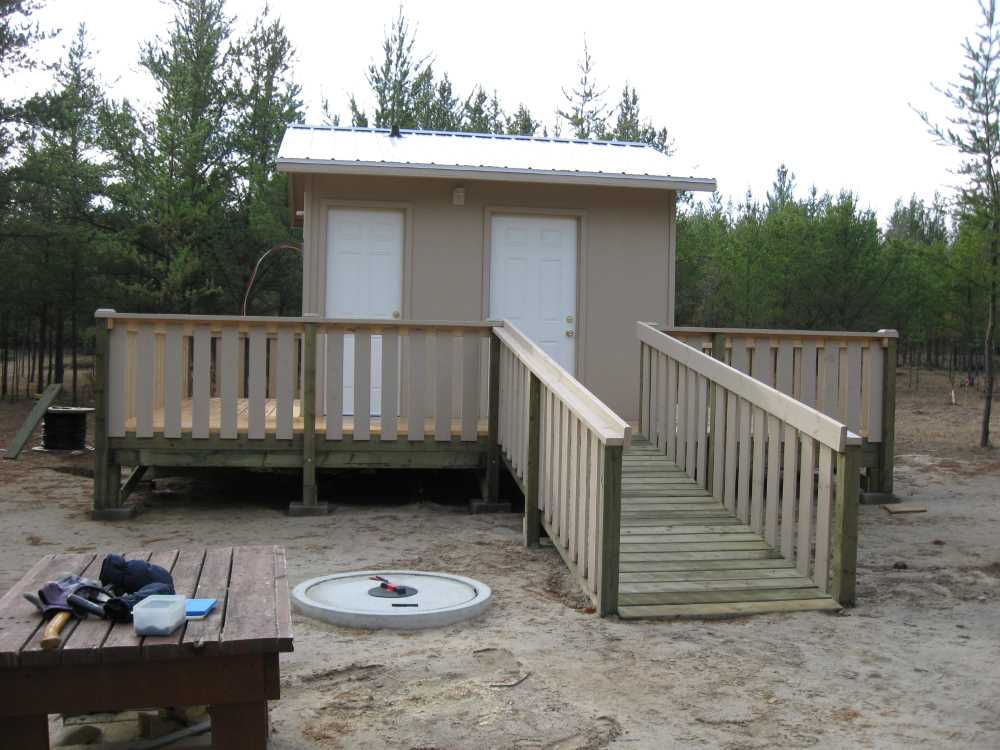 Naturist Legacy History: Gallery 20/37...Construction of washrooms continues