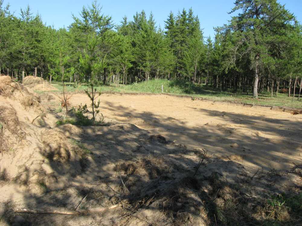 Naturist Legacy History: Gallery 21/02...New volleyball court takes shape