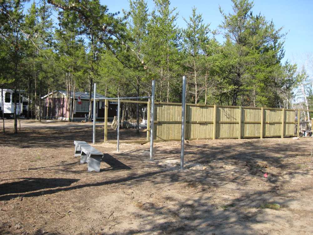 Naturist Legacy History: Gallery 24/11...Building the swimming pool fence
