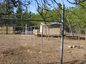 Naturist Legacy History: Gallery 24/16...Building the swimming pool fence