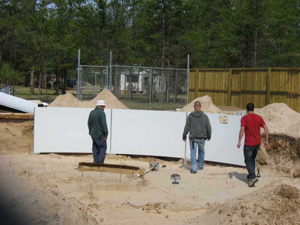 Naturist Legacy History: Gallery 26/16...Work begins on the swimming pool