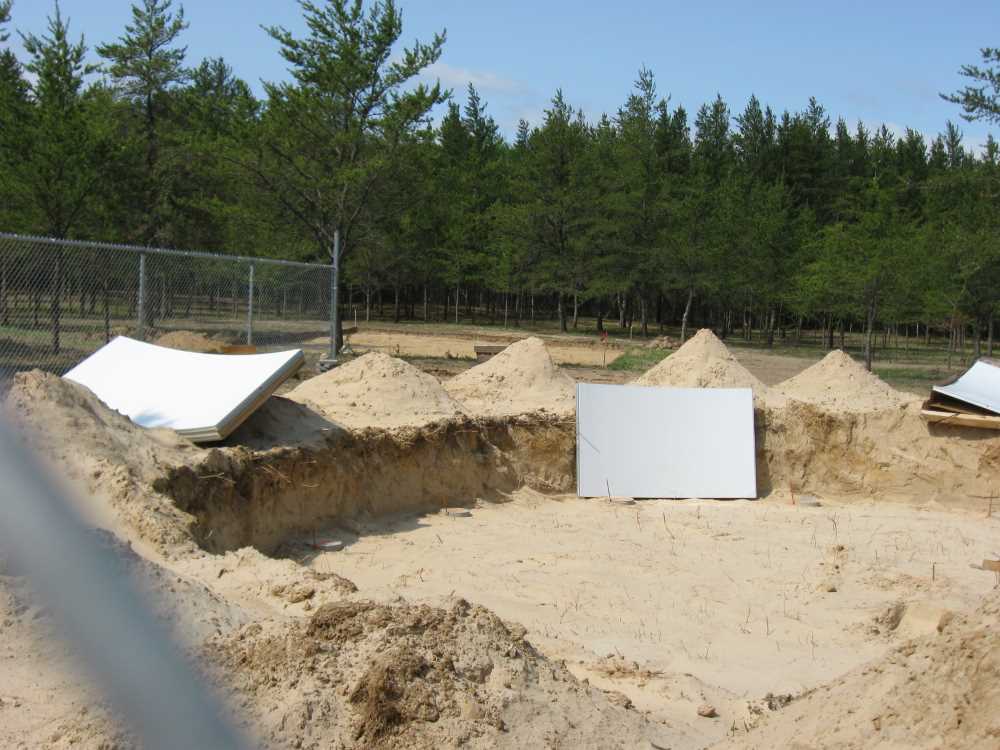 Naturist Legacy History: Gallery 26/17...Work begins on the swimming pool