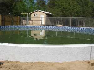Naturist Legacy History: Gallery 27/18...Work continues on the swimming pool
