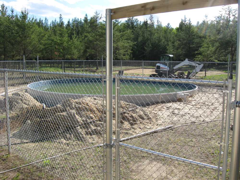 Naturist Legacy History: Gallery 27/19...Work continues on the swimming pool