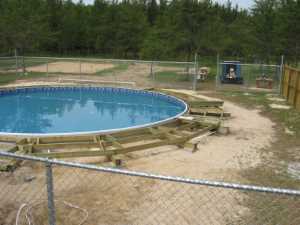 Naturist Legacy History: Gallery 28/06...Building a splash deck for the pool