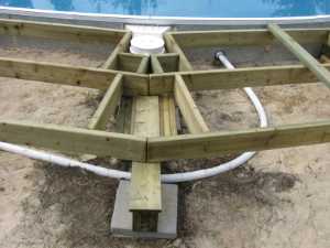 Naturist Legacy History: Gallery 28/08...Building a splash deck for the pool
