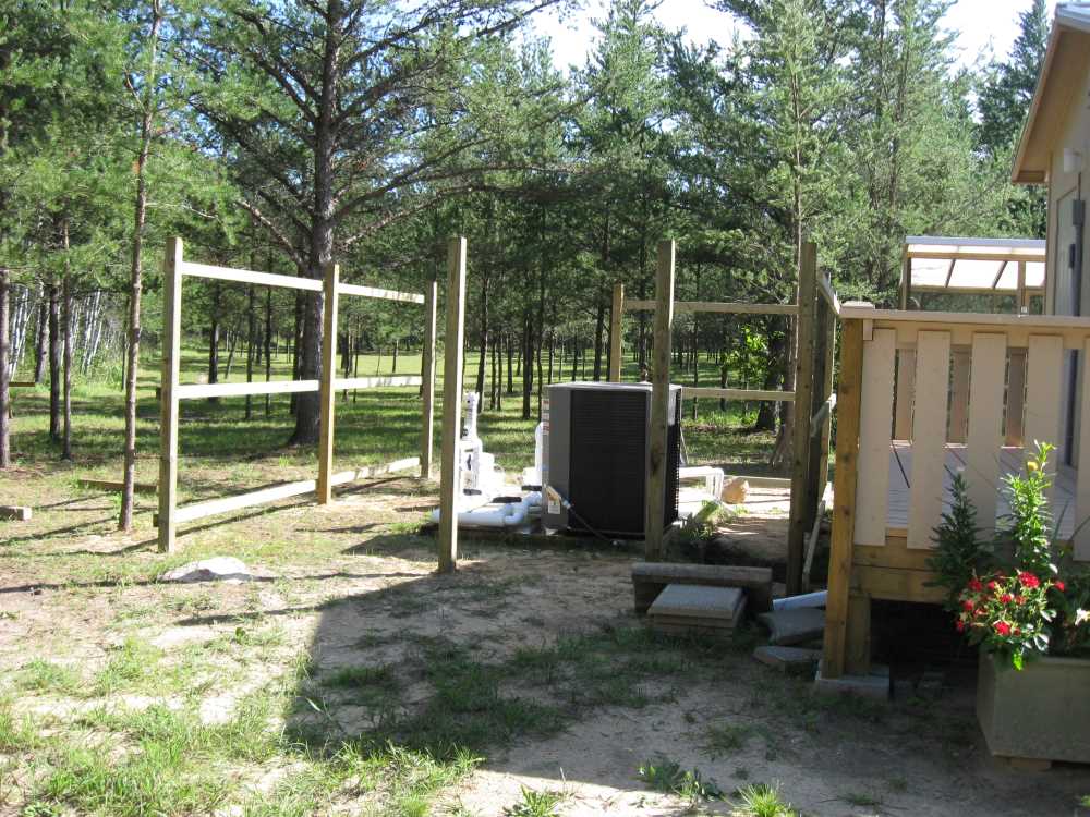 Naturist Legacy History: Gallery 30/09...Outdoor showers, pool equipment enclosure