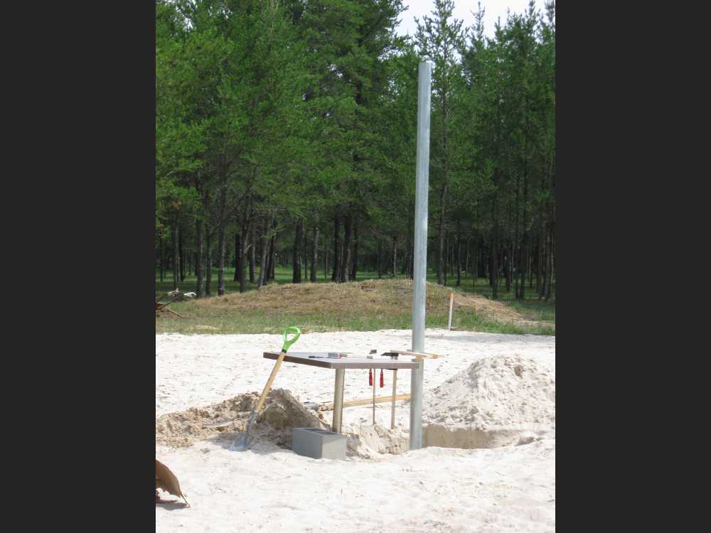 Naturist Legacy History: Gallery 31/07...Beach volleyball court completed