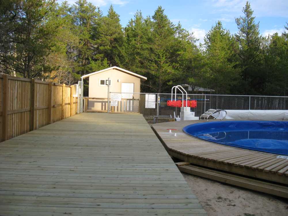 Naturist Legacy History: Gallery 35/20...Work begins on the new sun deck
