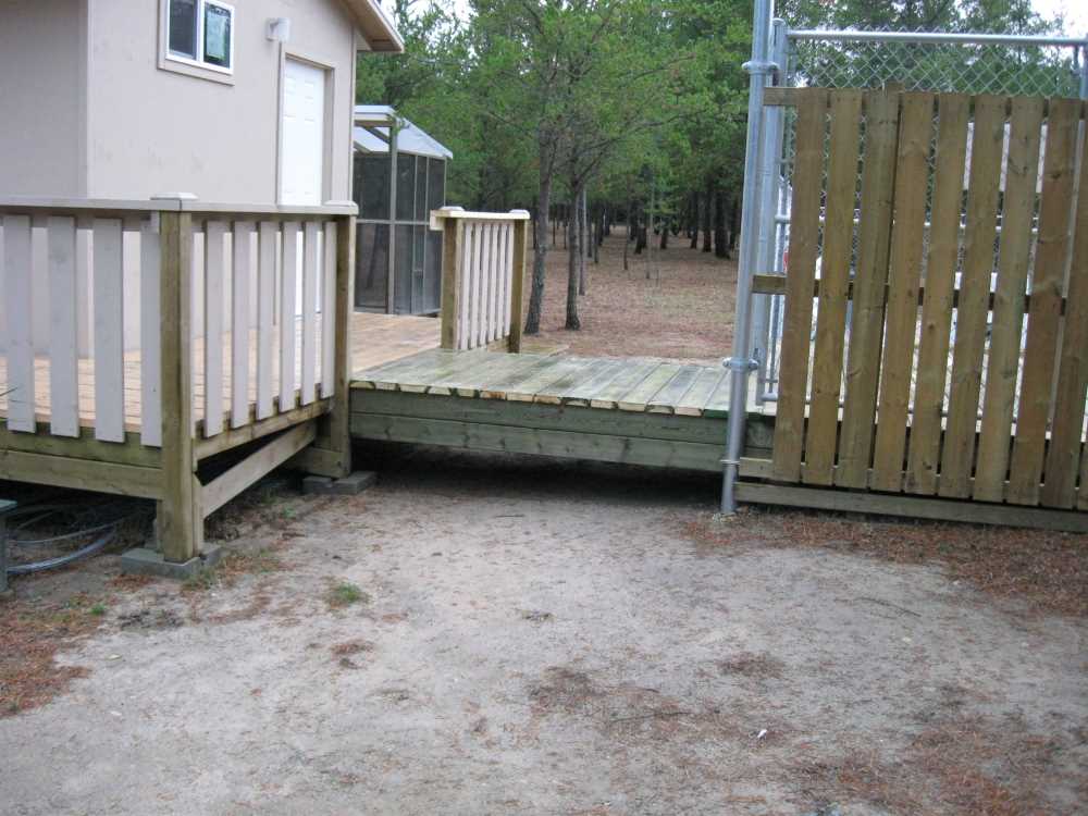Naturist Legacy History: Gallery 36/05...Sun deck joined to existing decks