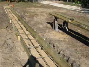 Naturist Legacy History: Gallery 40/11...Strip footings are formed and poured