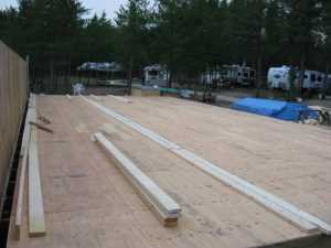 Naturist Legacy History: Gallery 41/10...Clubhouse floor and walls are built