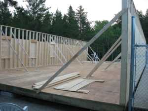 Naturist Legacy History: Gallery 41/18...Clubhouse floor and walls are built