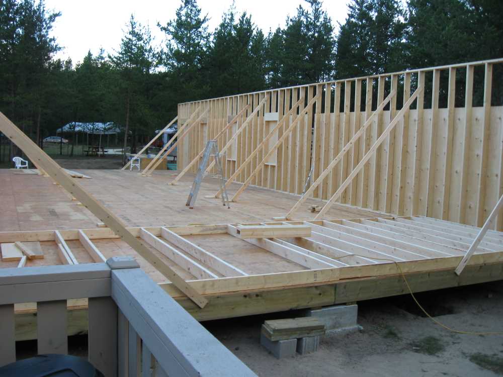 Naturist Legacy History: Gallery 41/20...Clubhouse floor and walls are built
