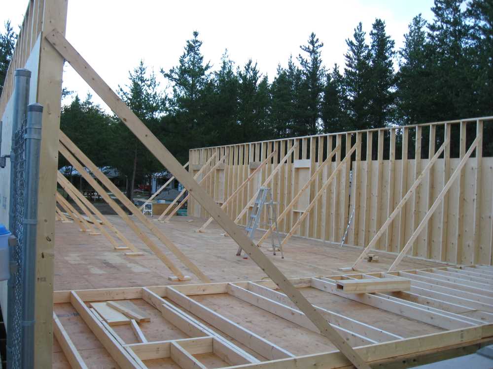 Naturist Legacy History: Gallery 41/21...Clubhouse floor and walls are built