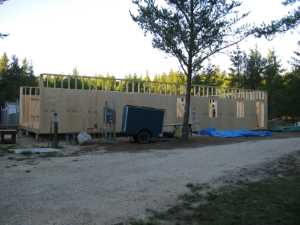 Naturist Legacy History: Gallery 41/23...Clubhouse floor and walls are built