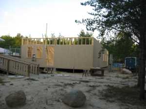 Naturist Legacy History: Gallery 41/28...Clubhouse floor and walls are built