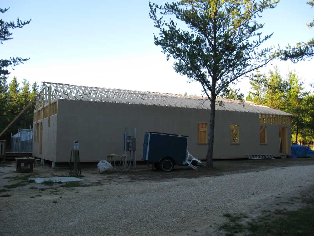 Naturist Legacy History: Gallery 42/15...Raising the clubhouse rafters